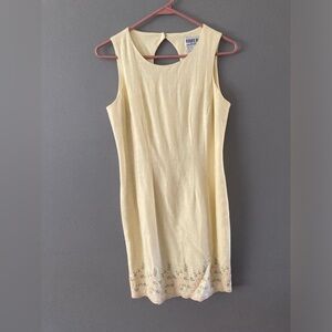 Like New!! Robbie Bee Petite Linen Blend Dress